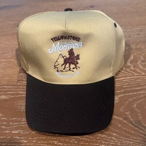 SET Active Yellowstone Montana Tan and Black Hat